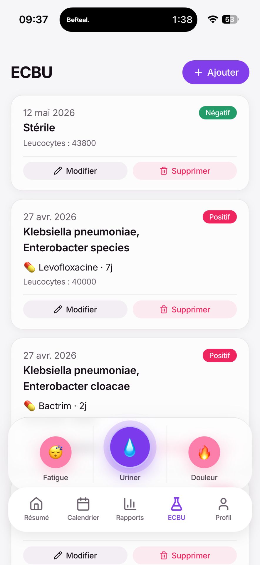 Suivi ECBU