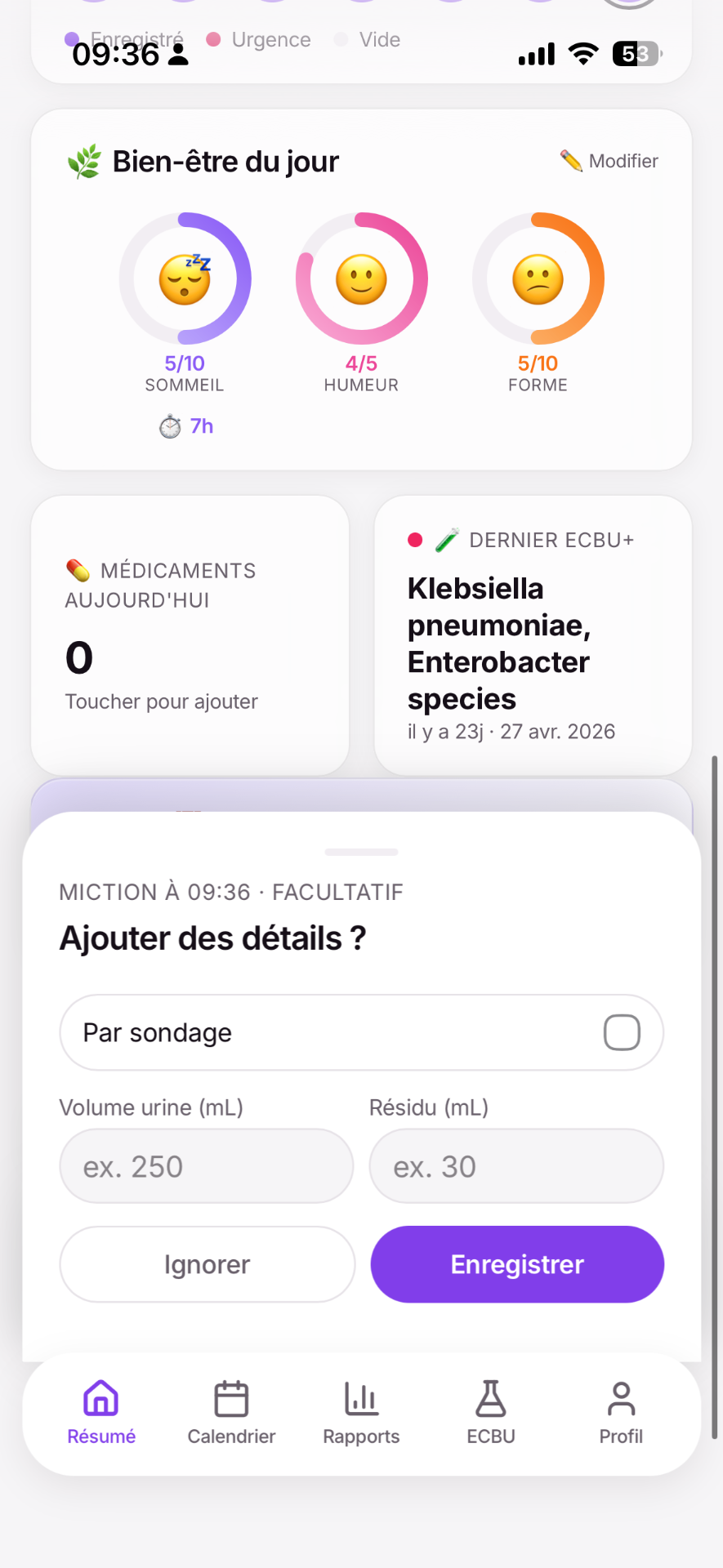 Aperçu de l'application Vesidol
